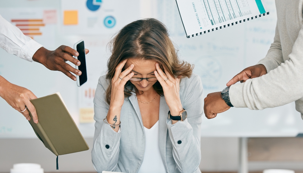 Prévia - dépression - épuisement - femme
