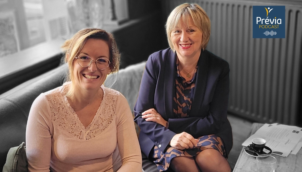 Tournage du podcast Mémo-Duo avec Catherine Berçon et Laura Alledru