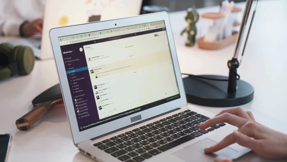 Canal slack ordinateur